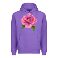Purple Perfume Delight Rose Premium Hoodie - LillyAllenDesigns