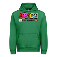 Emerald abcd back to school Urban Hoodie - NancyCooperArtShop