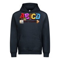 Navy abcd back to school Urban Hoodie - NancyCooperArtShop