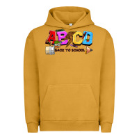 Pigment Peanut Butter abcd back to school Urban Hoodie - NancyCooperArtShop