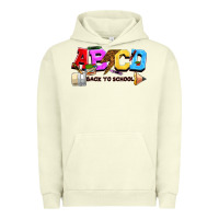 Pigment Pistachio abcd back to school Urban Hoodie - NancyCooperArtShop