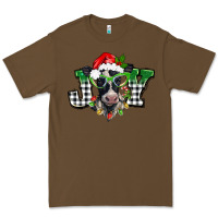 Cacao Christmas joy black and white cow Premium Tee - BarkalooDesign