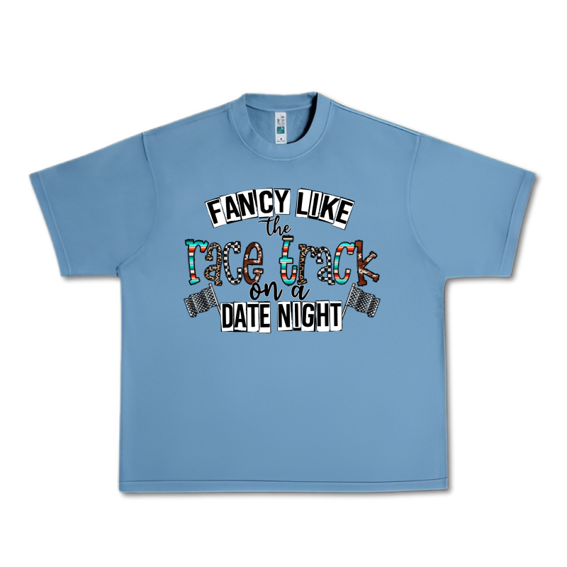 Fancy Like The Race Track On A Date Night Urban Heavy Tee by CowhideDigitalArt | Teevron
