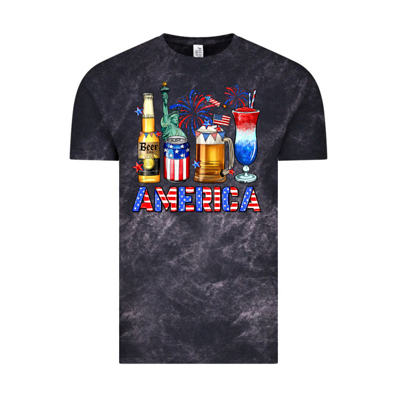 4th Of July American Drinks America Vintage Tee by Neo Western | Teevron
