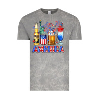 Cloud Rock 4th of July American drinks America Vintage Tee - Neo Western