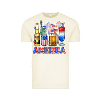 Vintage Arctic 4th of July American drinks America Vintage Tee - Neo Western