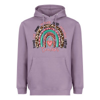 Lavender teacher rainbow Heavyweight Hoodie - MaliasSmallBusiness