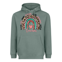 Sage teacher rainbow Heavyweight Hoodie - MaliasSmallBusiness