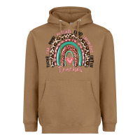 Toasted Coconut teacher rainbow Heavyweight Hoodie - MaliasSmallBusiness