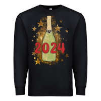 Black sparkly champagne Premium Sweatshirt - MaliasSmallBusiness