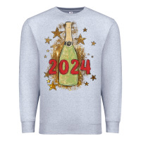 Heather Grey sparkly champagne Premium Sweatshirt - MaliasSmallBusiness