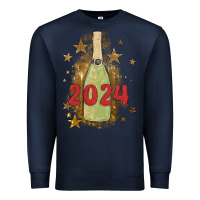 Navy sparkly champagne Premium Sweatshirt - MaliasSmallBusiness