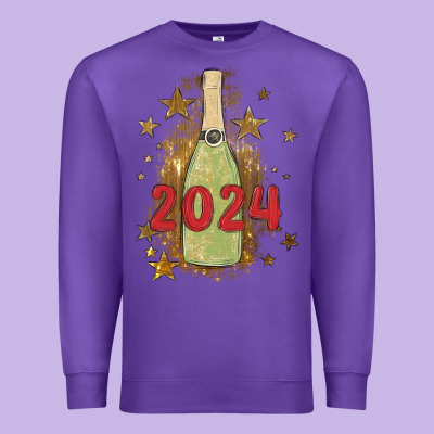 Sparkly Champagne Premium Sweatshirt Designed By Maliassmallbusiness