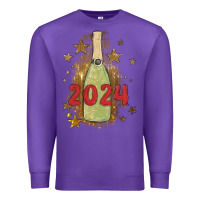Purple sparkly champagne Premium Sweatshirt - MaliasSmallBusiness