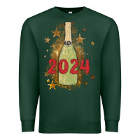 Sports Green sparkly champagne Premium Sweatshirt - MaliasSmallBusiness