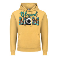 Vintage Mustard western blessed mom with soccer Vintage Hoodie - texasbilliewilder