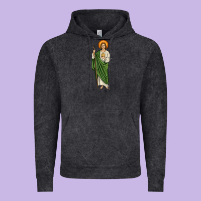 San Judas Vintage Hoodie Designed By Jahusdesignshop