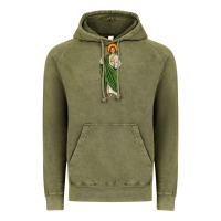Vintage Olive san judas Vintage Hoodie - JahusDesignShop