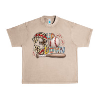 French Oak three up down Urban Heavy Tee - RacoonDesign