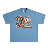 Pebble Blue three up down Urban Heavy Tee - RacoonDesign