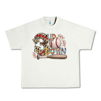 Pistachio three up down Urban Heavy Tee - RacoonDesign