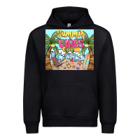 Black summer vibes Urban Hoodie - NancyCooperArtShop