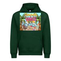 Forest Green summer vibes Urban Hoodie - NancyCooperArtShop