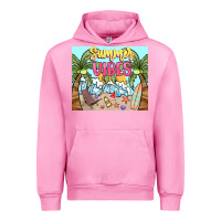 Fuchsia Pink summer vibes Urban Hoodie - NancyCooperArtShop