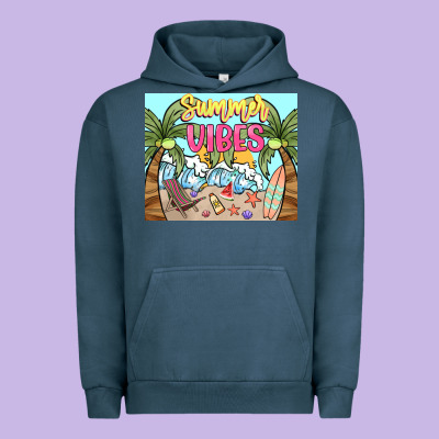 Summer Vibes Urban Hoodie Designed By Nancycooperartshop