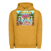 Pigment Peanut Butter summer vibes Urban Hoodie - NancyCooperArtShop