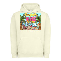 Pigment Pistachio summer vibes Urban Hoodie - NancyCooperArtShop
