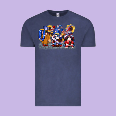 Usa 4th Of July Gnomes  4th Of July Vintage Tee Designed By Cowgirlartshop