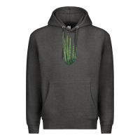 Charcoal Heather Organ Pipe Cactus Premium Hoodie - LillyAllenDesigns