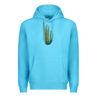 Ocean Blue Organ Pipe Cactus Premium Hoodie - LillyAllenDesigns
