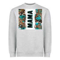 Heather Grey western mama Heavyweight Sweatshirt - Zillion Design Studio