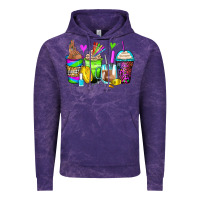 Nail Art Coffee Cups Vintage Hoodie | Teevron