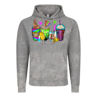 Cloud Rock nail art coffee cups Vintage Hoodie - Zillion Design Studio