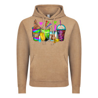 Vintage Coffee nail art coffee cups Vintage Hoodie - Zillion Design Studio
