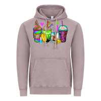 Vintage Zinc nail art coffee cups Vintage Hoodie - Zillion Design Studio