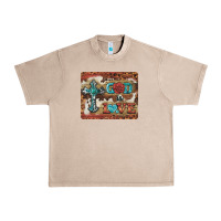 French Oak god is love cross Urban Heavy Tee - BarkalooDesign