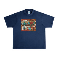 Navy god is love cross Urban Heavy Tee - BarkalooDesign