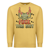 Antique Gold fuck this shit Premium Sweatshirt - MaliasSmallBusiness