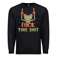 Black fuck this shit Premium Sweatshirt - MaliasSmallBusiness