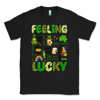 Black feeling lucky Classic Tee - Artiststas