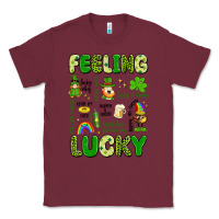 Burgundy feeling lucky Classic Tee - Artiststas