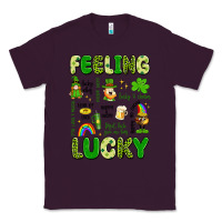 Plum feeling lucky Classic Tee - Artiststas
