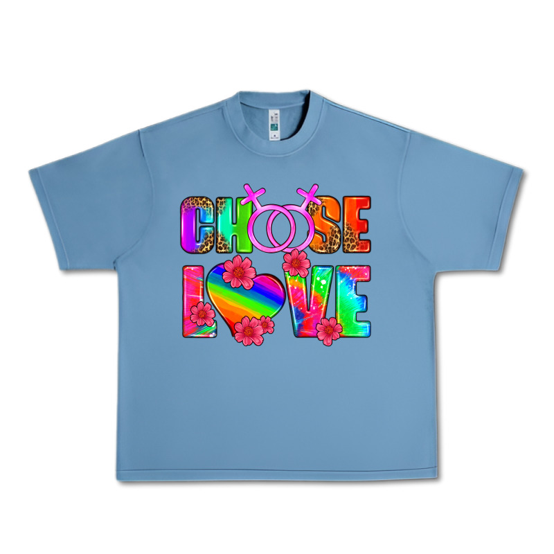 Choose Love (lesbian) Urban Heavy Tee by HRA Design Shop | Teevron