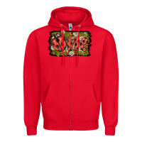 Red ladybug one background Zipper Hoodie - BarkalooDesign