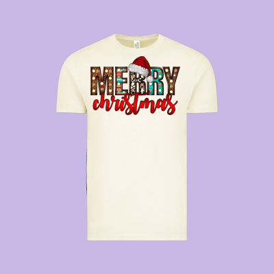 Merry Christmas Vintage Tee Designed By Cowhidedigitalart