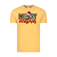 Vintage Mustard merry christmas Vintage Tee - CowhideDigitalArt